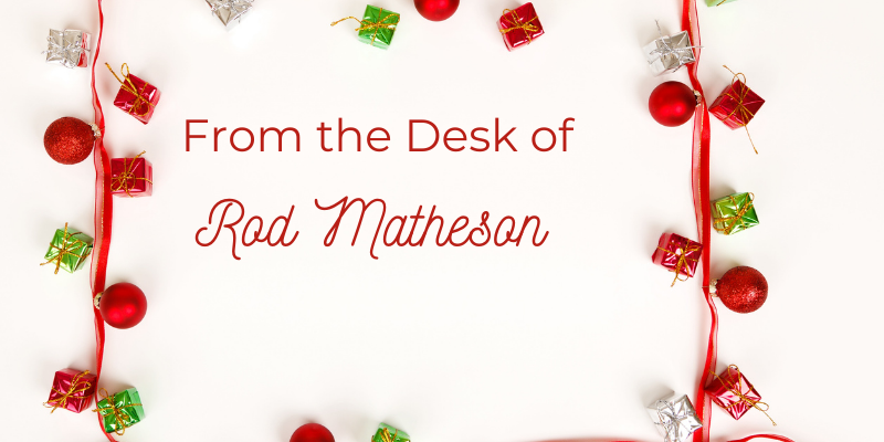 From the Desk of ATRF CEO Rod Matheson